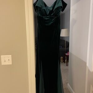 Night Way Collections Deep Green Dress